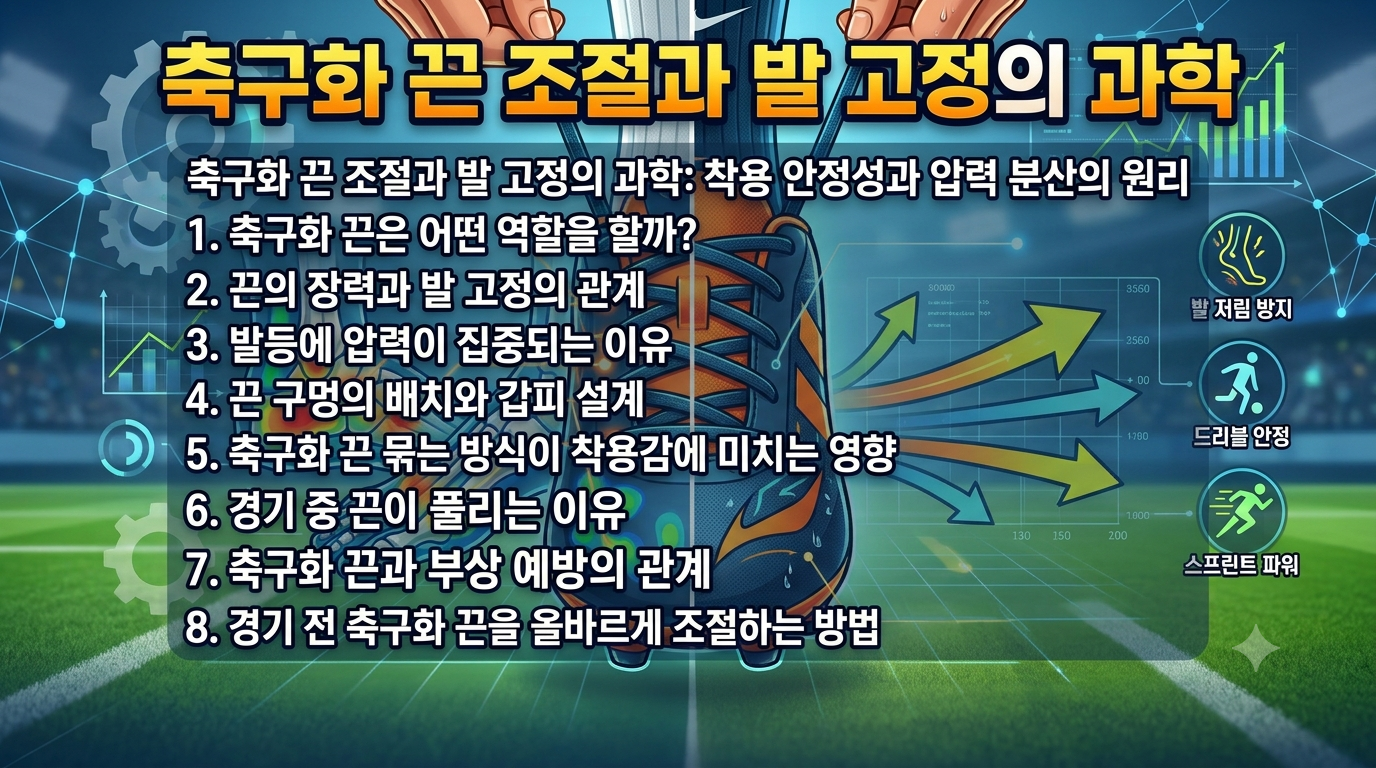 축구화 끈 조절의 과학 썸네일