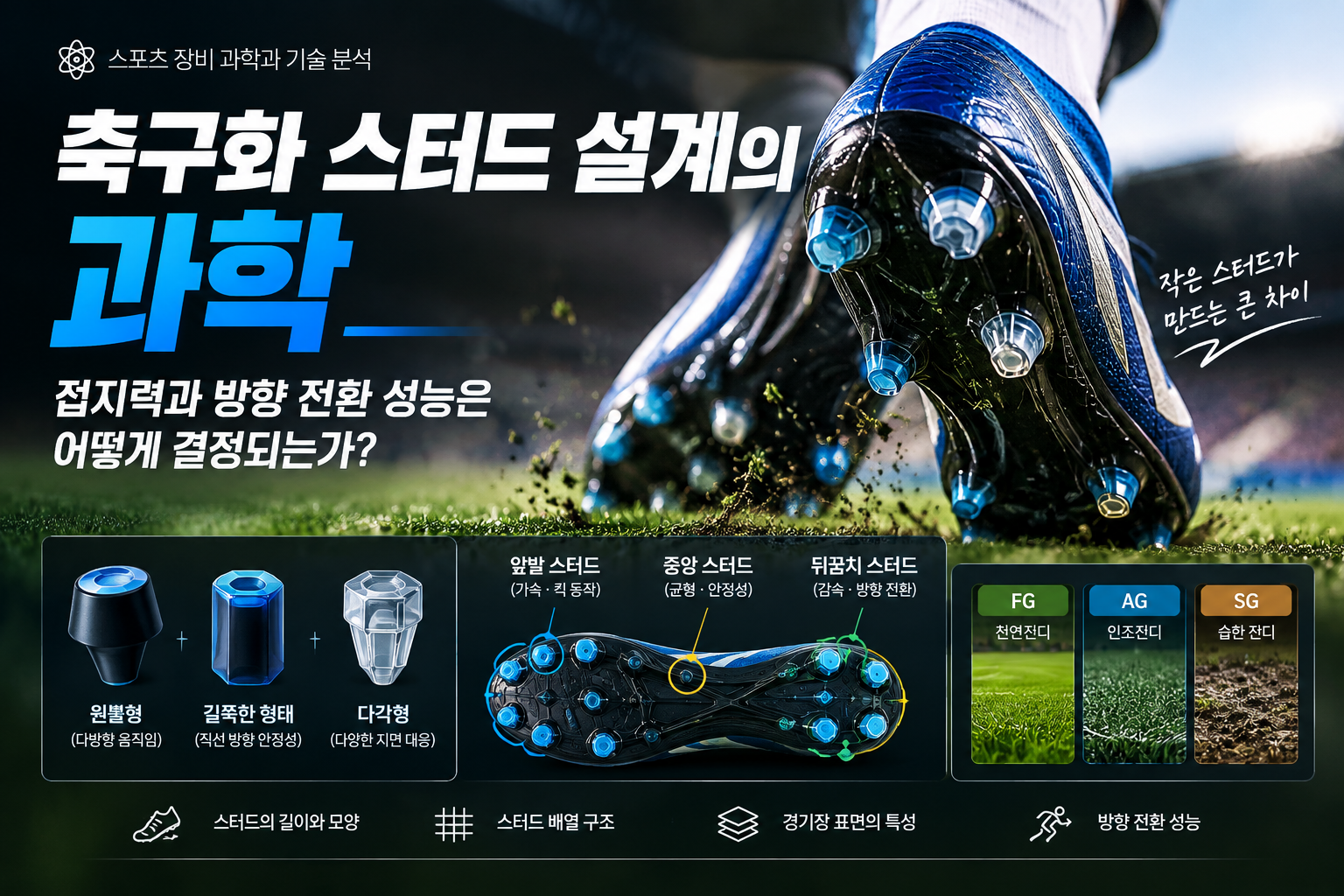 축구화 스터드 설계의 과학 썸네일